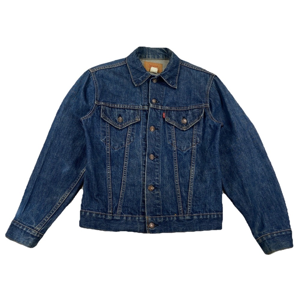 Vintage Levi's Type 3 Blue Denim Jean Jacket USA‎ 70's Small E
